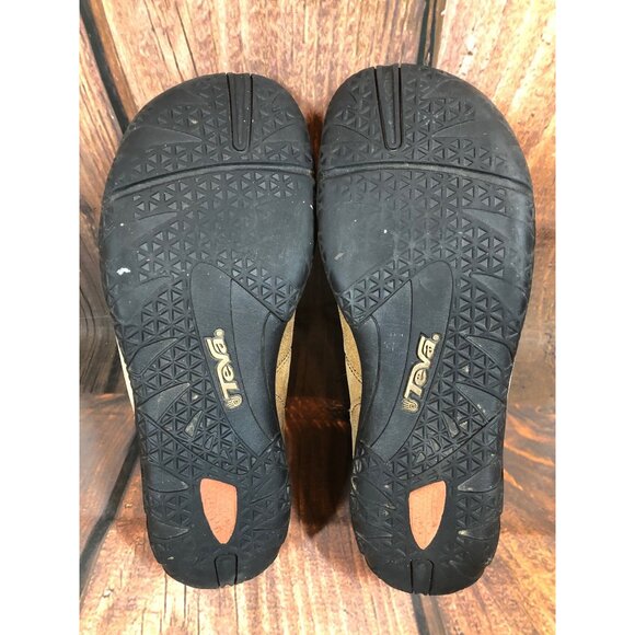 Teva Mush 6587 Leather Lace Up Anti-Slip Shoes Brown Mens  9 / 42 (x5b - Picture 7 of 11